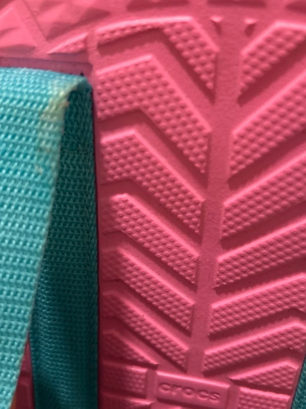 Crocs Kids' Pink Backpack with Teal Straps